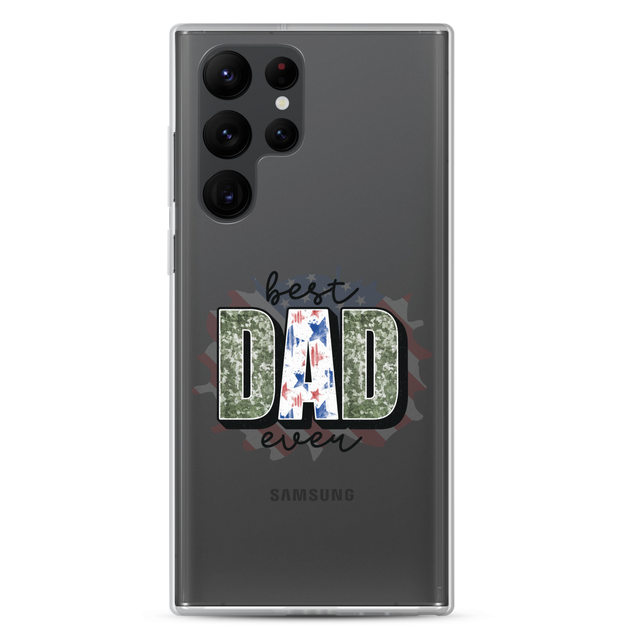 Best Dad Ever Clear Case for Samsung®