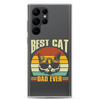 Best Cat Dad Ever Clear Case for Samsung®