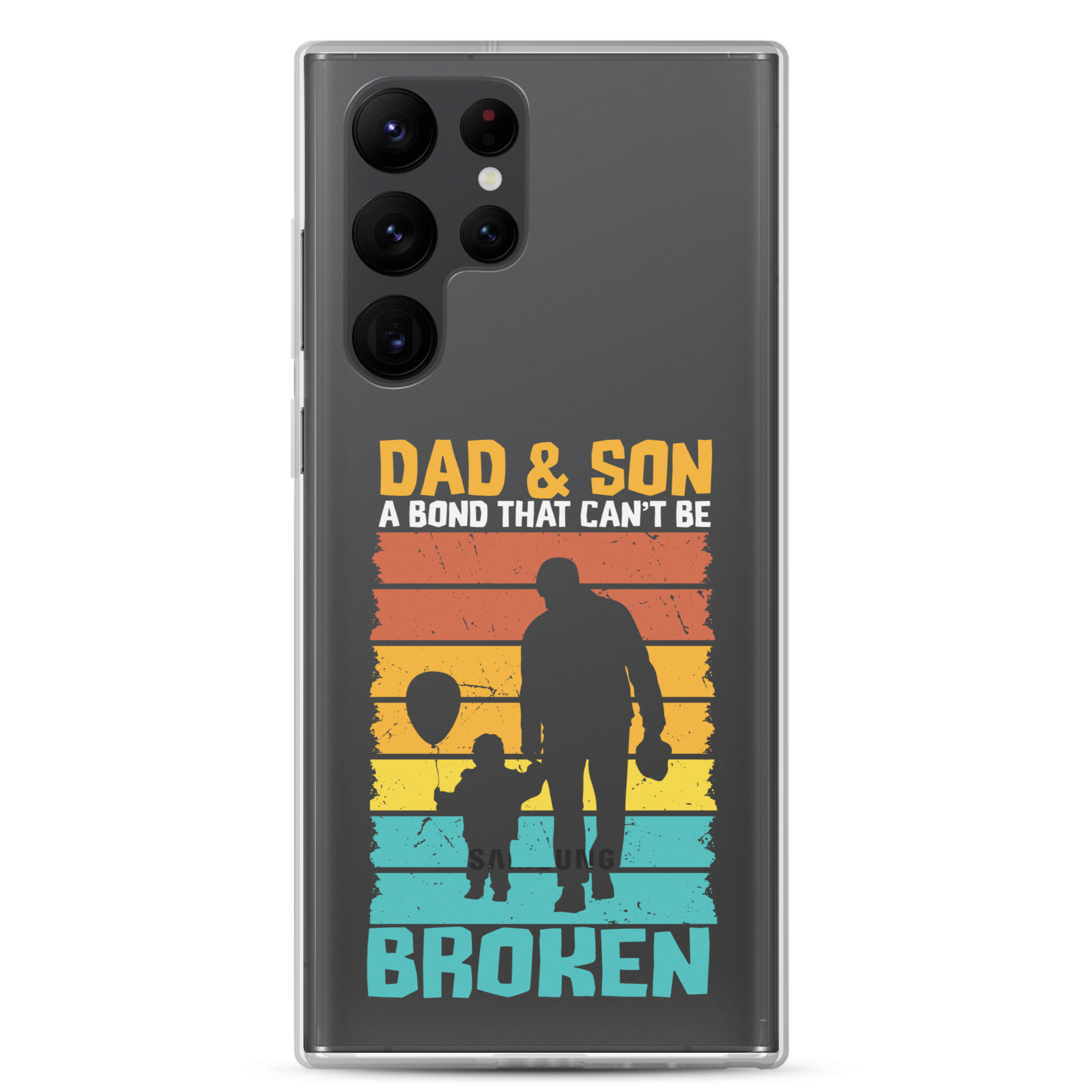 Dad And Son A Bond that can't Be Broken Clear Case for Samsung®