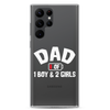 Dad Of 1 Boy And 2 Girls Clear Case for Samsung®