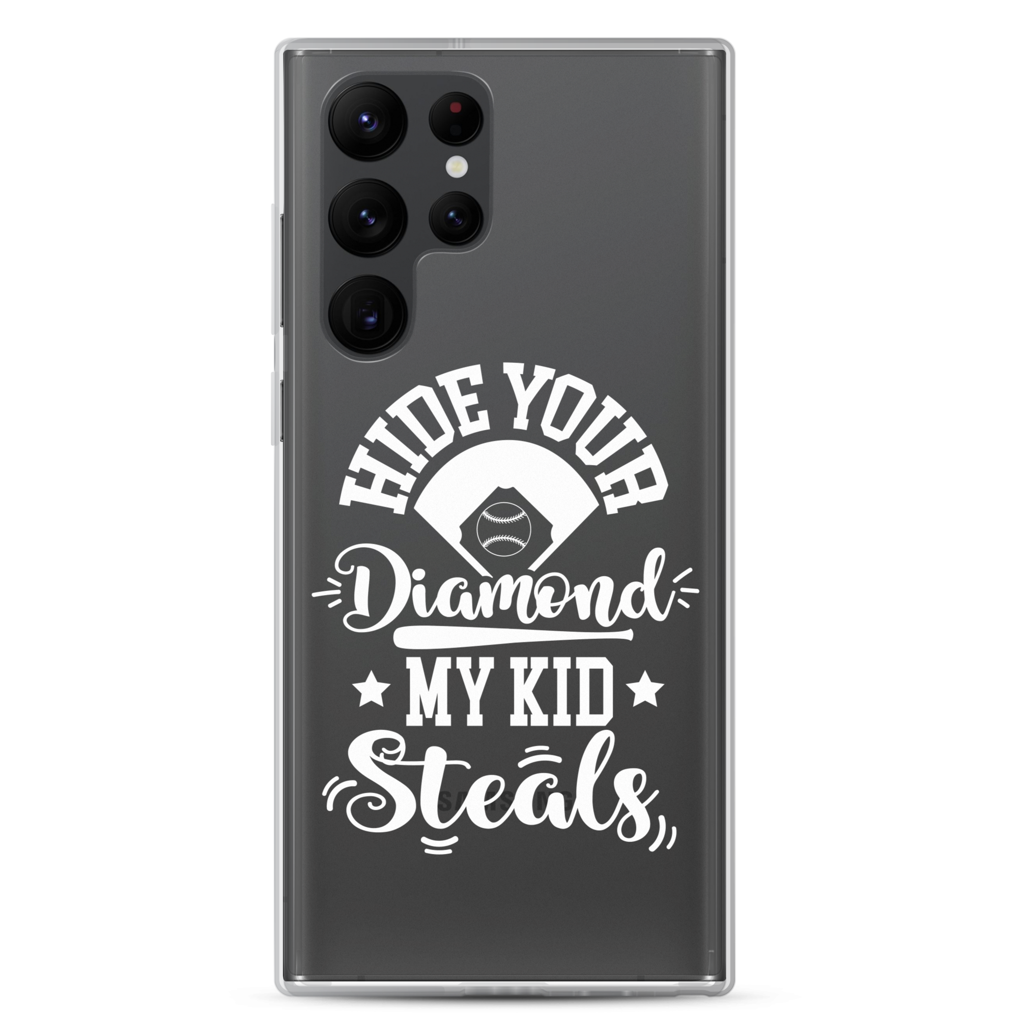 Hide Your Diamond My Kid Steals Clear Case for Samsung®