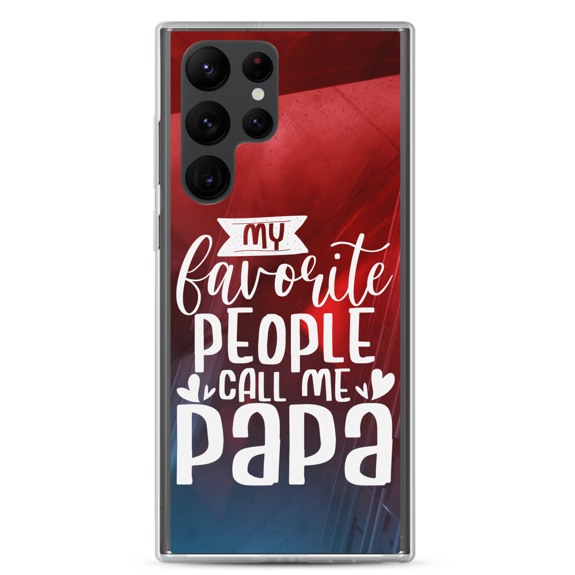 My Favorite People Call Me Papa Clear Case for Samsung®