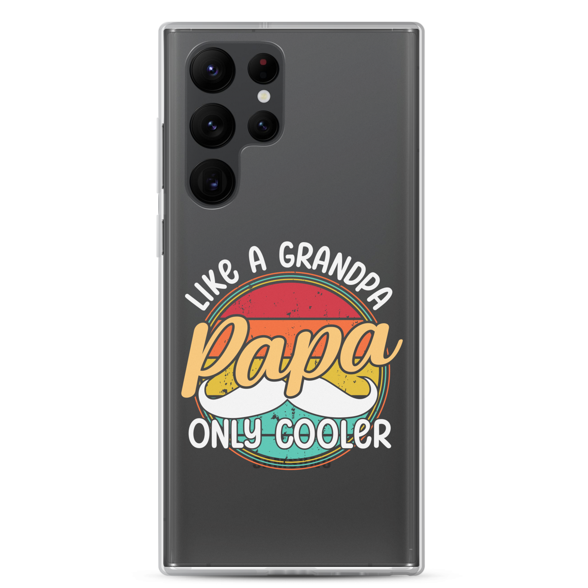 Papa Like A Grandpa Only Cooler Clear Case for Samsung®