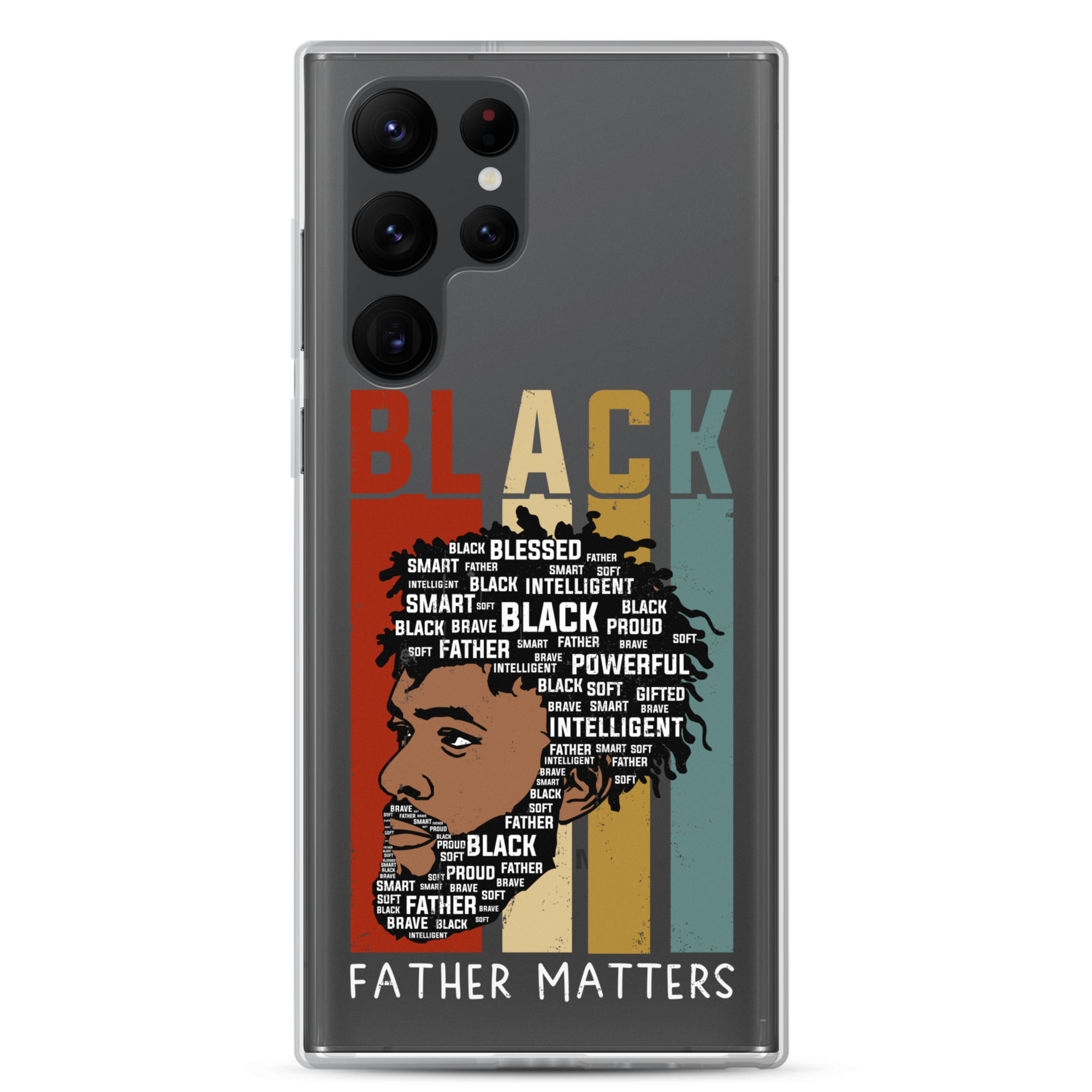 Black Father Matters Clear Case for Samsung®