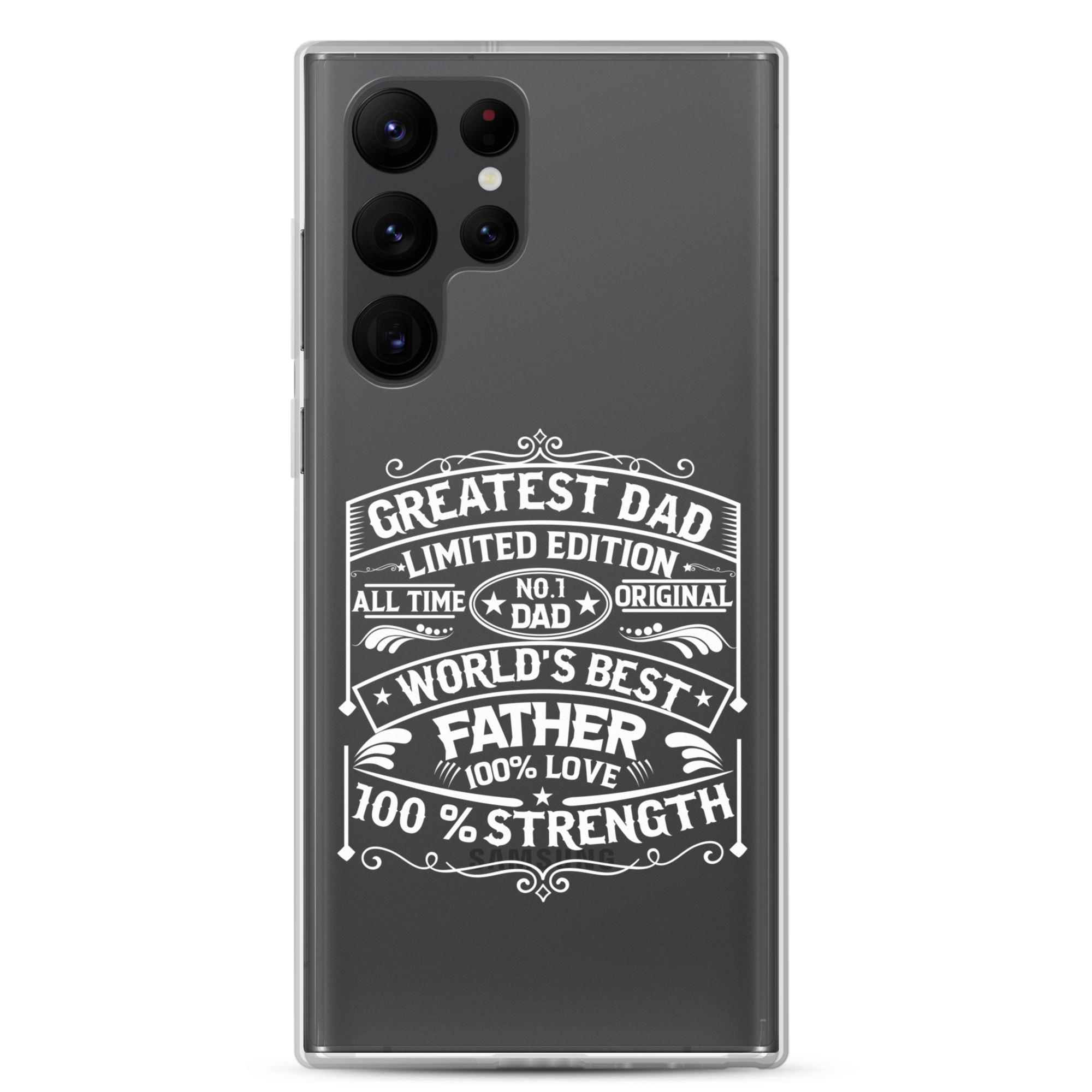 Greatest Dad Limited Edition All Time Clear Case for Samsung®