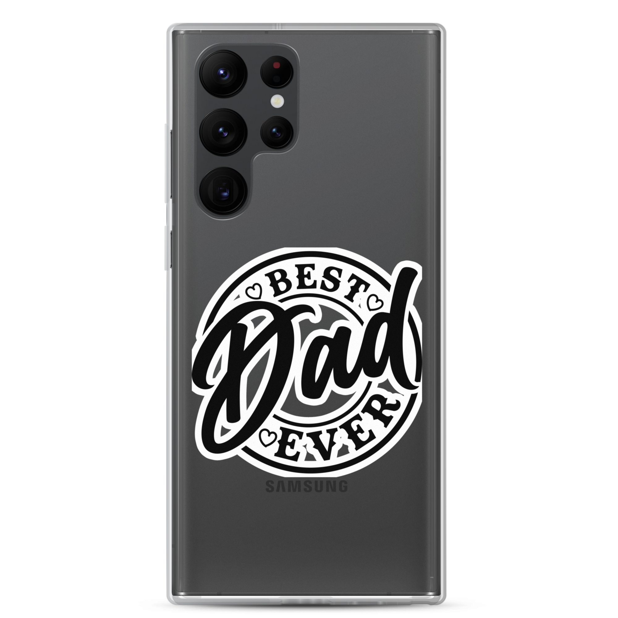 Best Dad Ever Clear Case for Samsung®