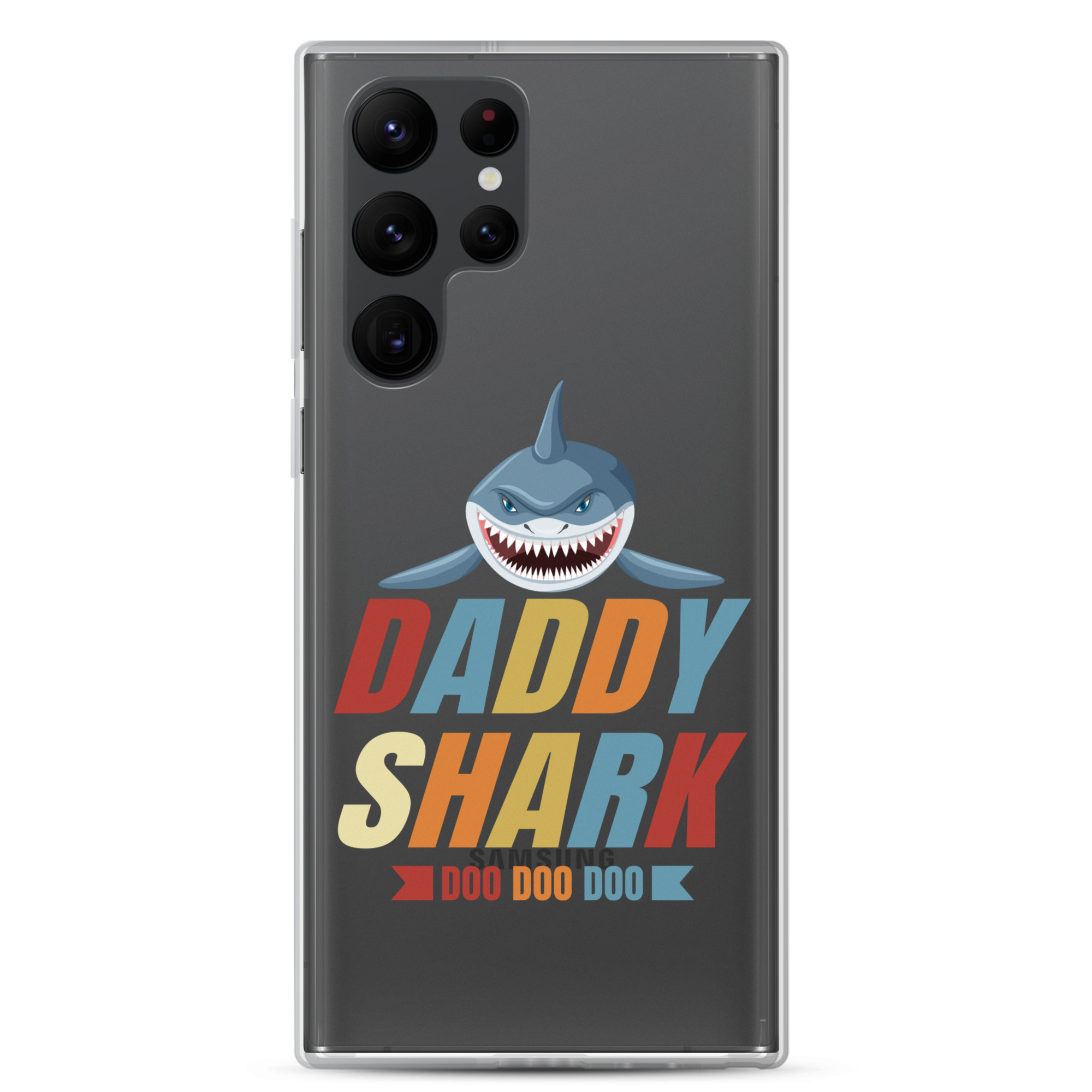 Daddy Shark Doo Doo Doo Clear Case for Samsung®