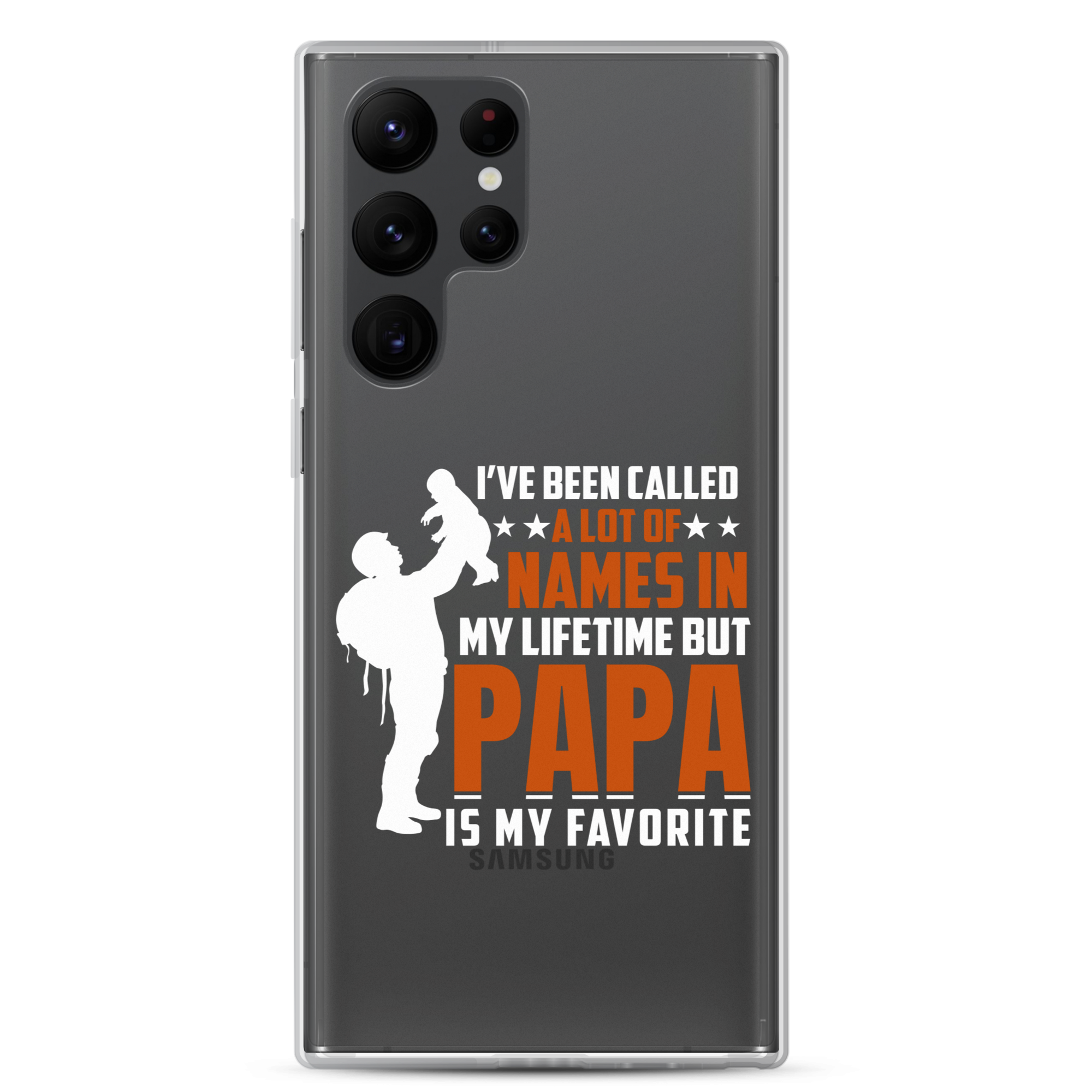 I've Been Called A Lot Of Names In My Lifetime But Papa Is My Favorite Clear Case for Samsung®