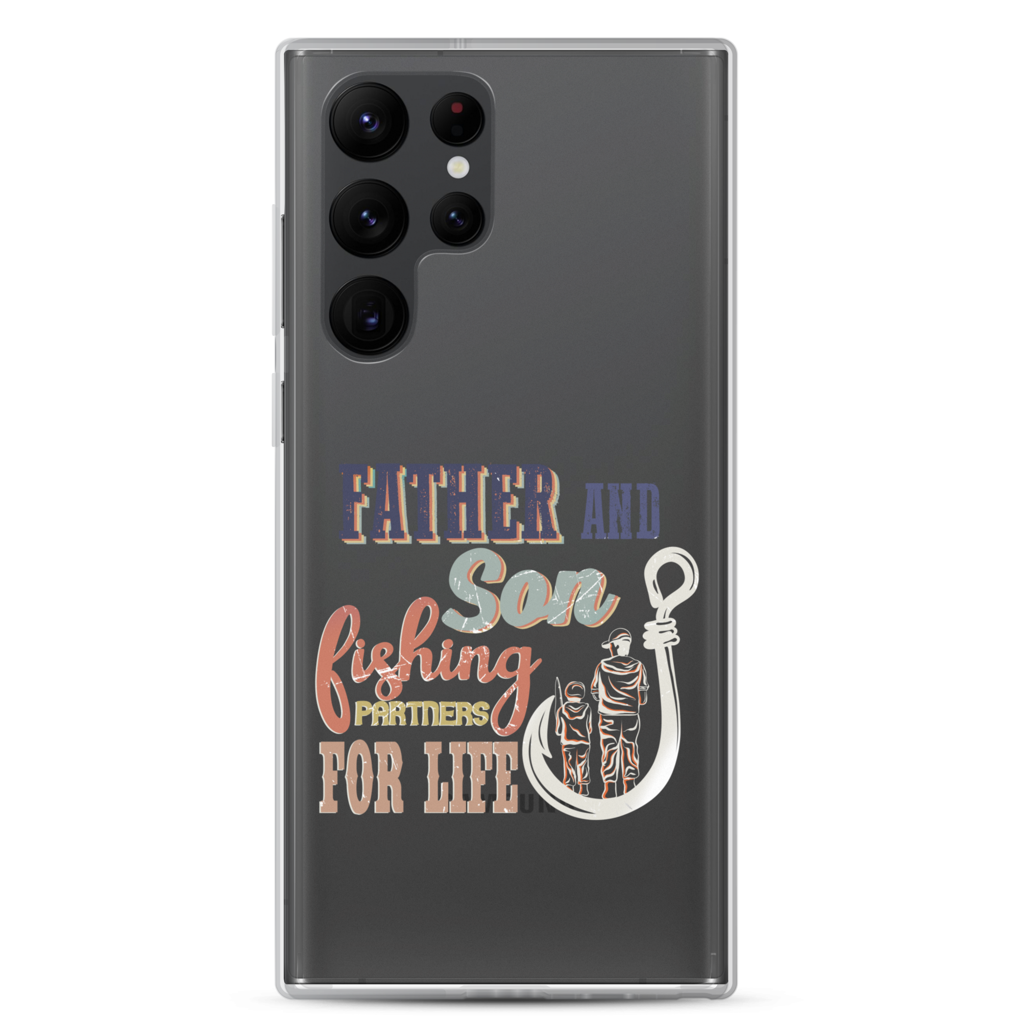 Father And Son Fishing Partners For Life Clear Case for Samsung®