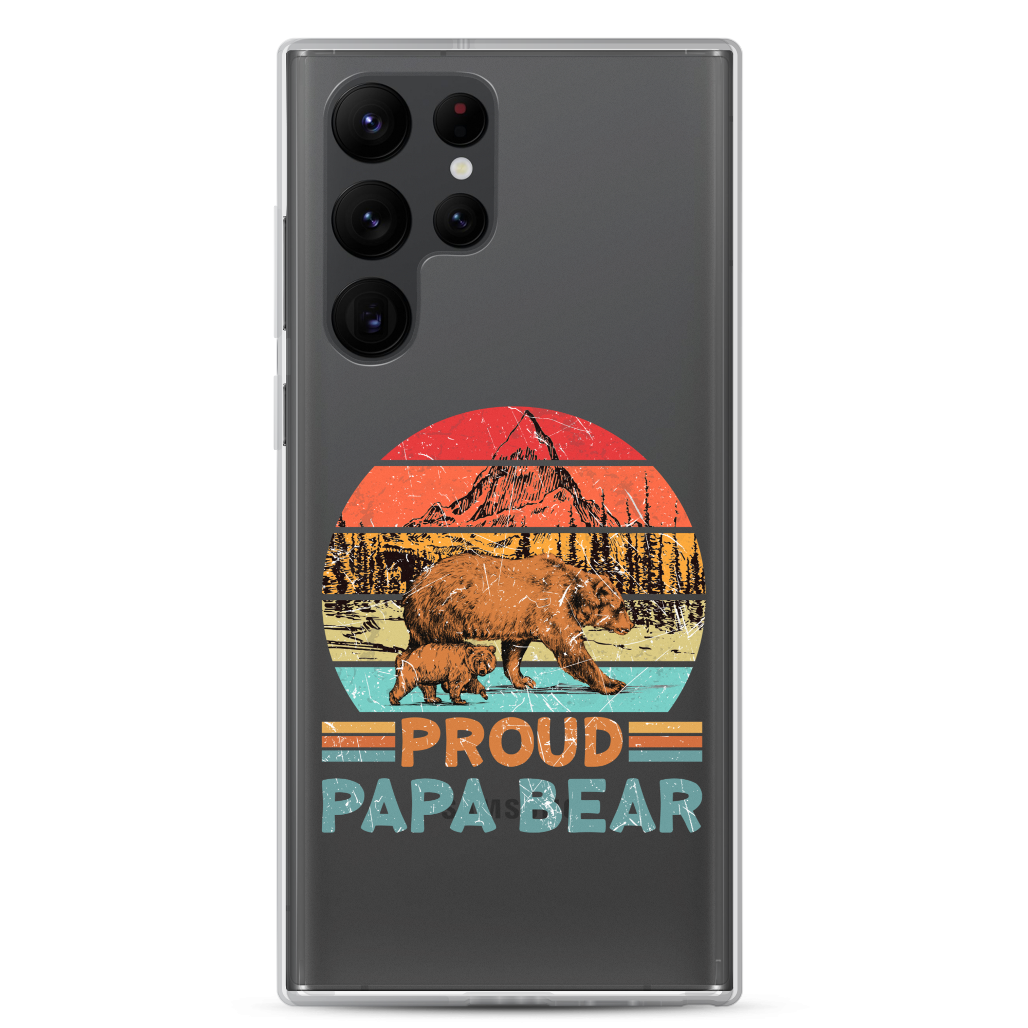 Proud Papa Bear Clear Case for Samsung®