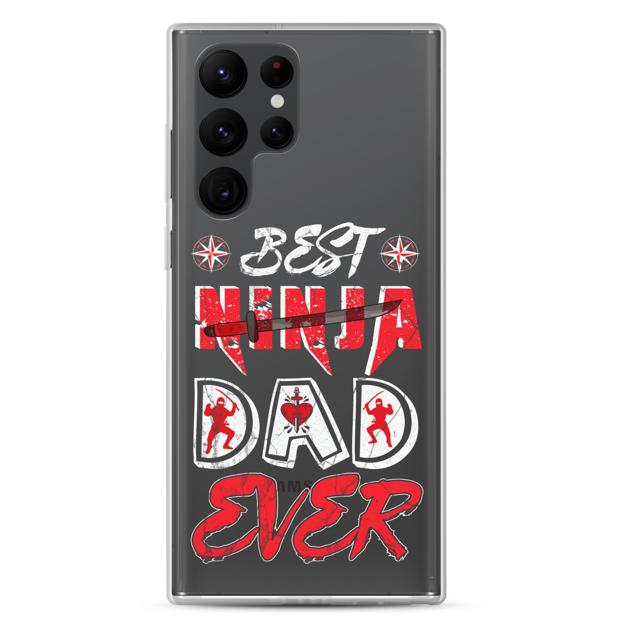 Best Ninja Dad Ever Clear Case for Samsung®