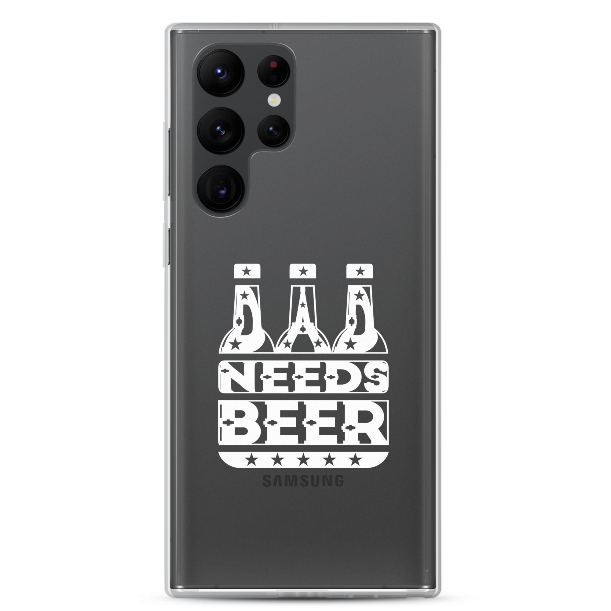 Dad Needs Beer Clear Case for Samsung®