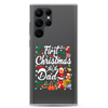 First Christmas As A Dad Clear Case for Samsung®