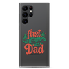 First Christmas As Dad Clear Case for Samsung®