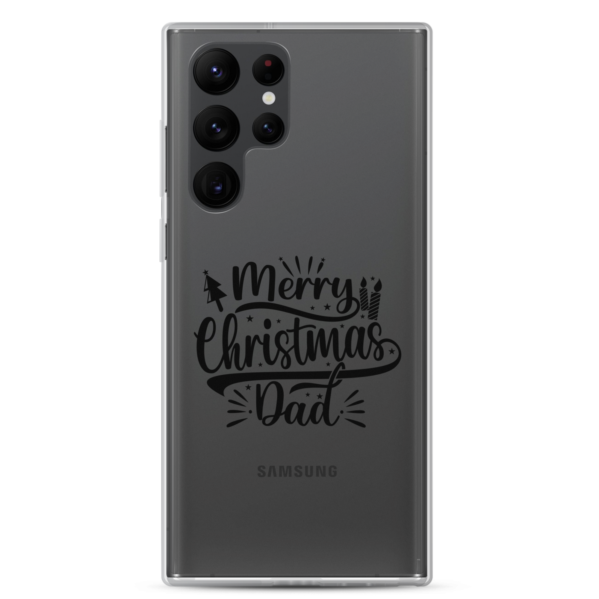 Merry Christmas Dad Clear Case for Samsung®