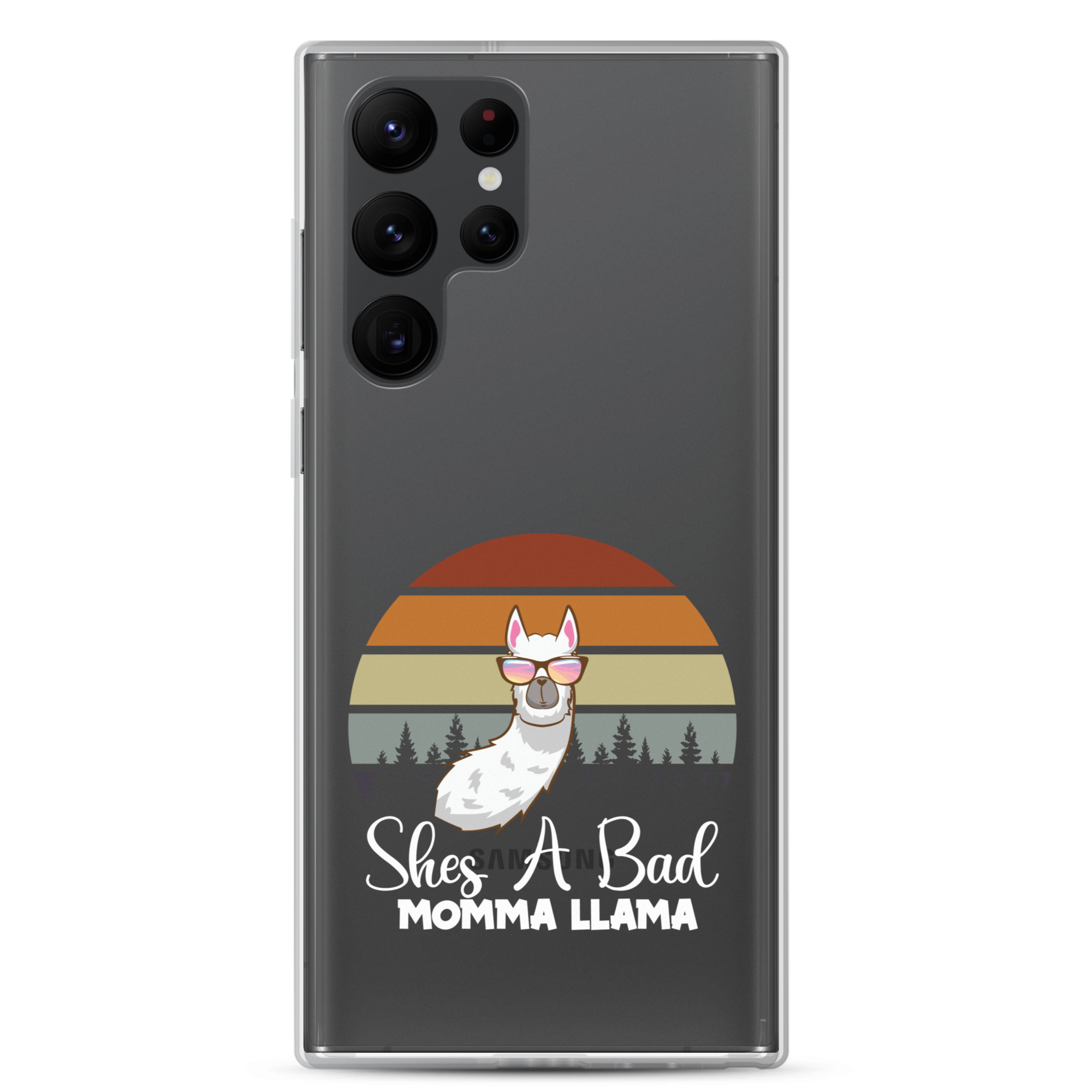 She's A Bad Momma Llama Clear Case for Samsung®