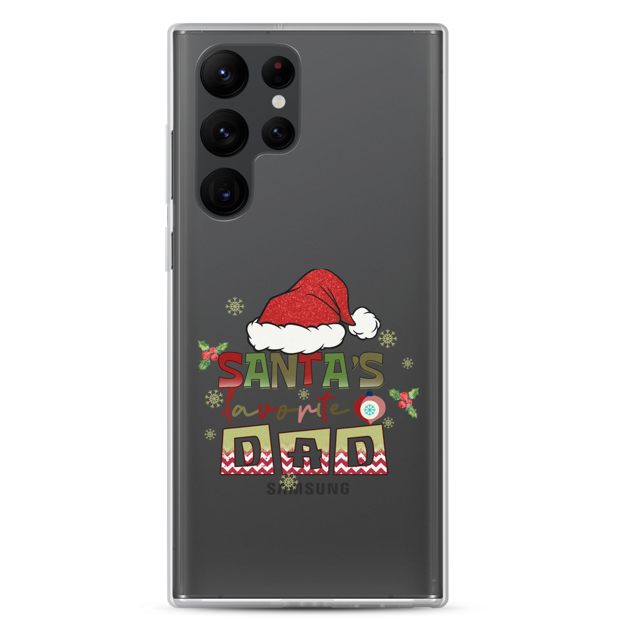 Santa's Favorite Dad Clear Case for Samsung®