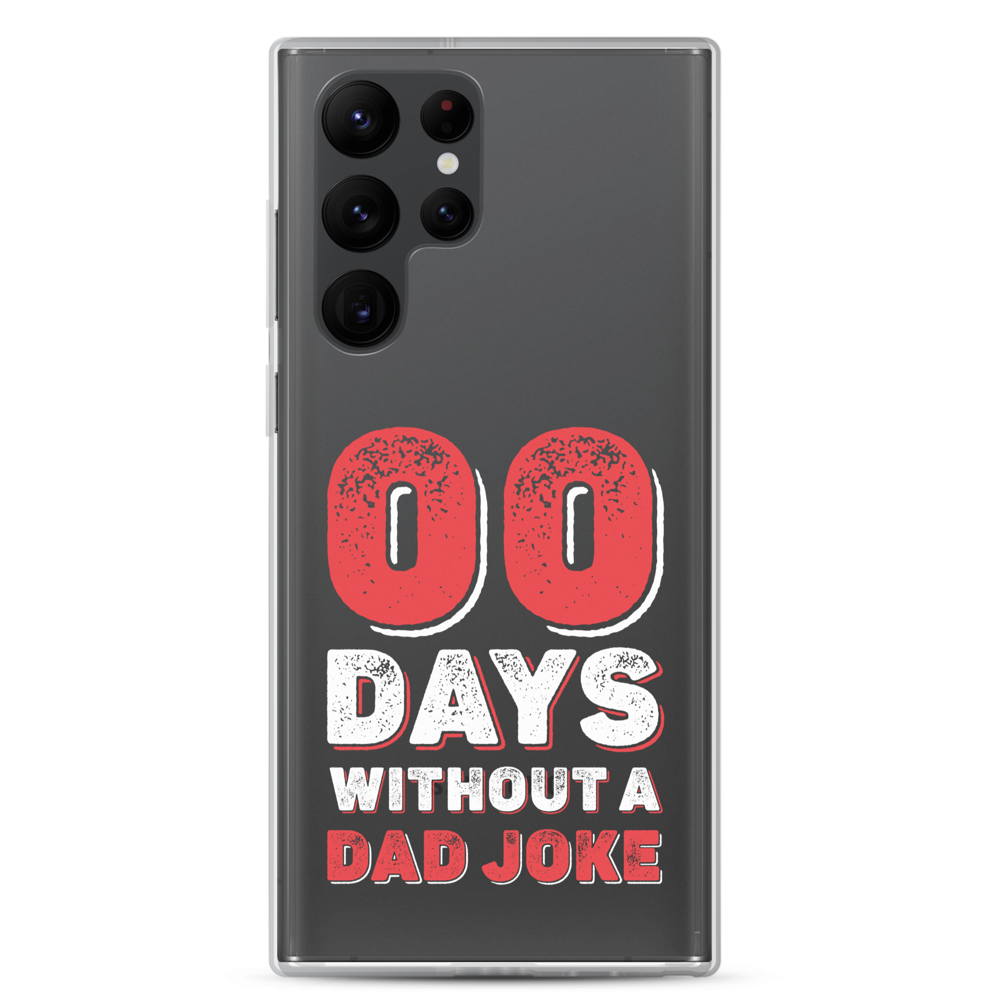 Zero Days Without A Dad Joke Clear Case for Samsung®