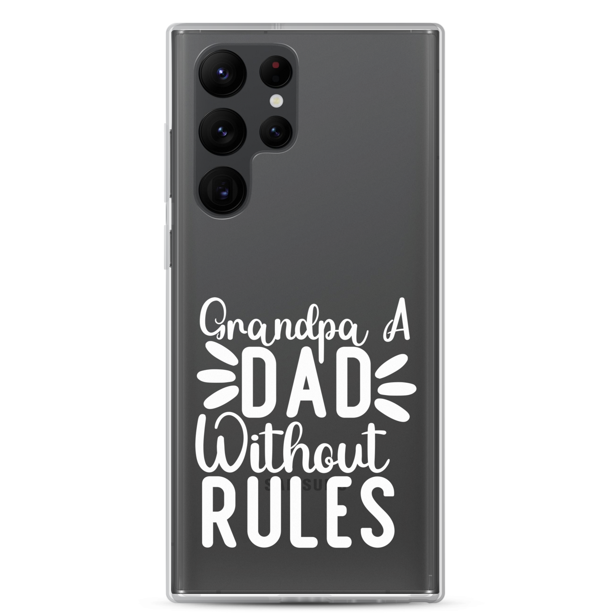 Grandpa A Dad Without Rules Clear Clear Case for Samsung®