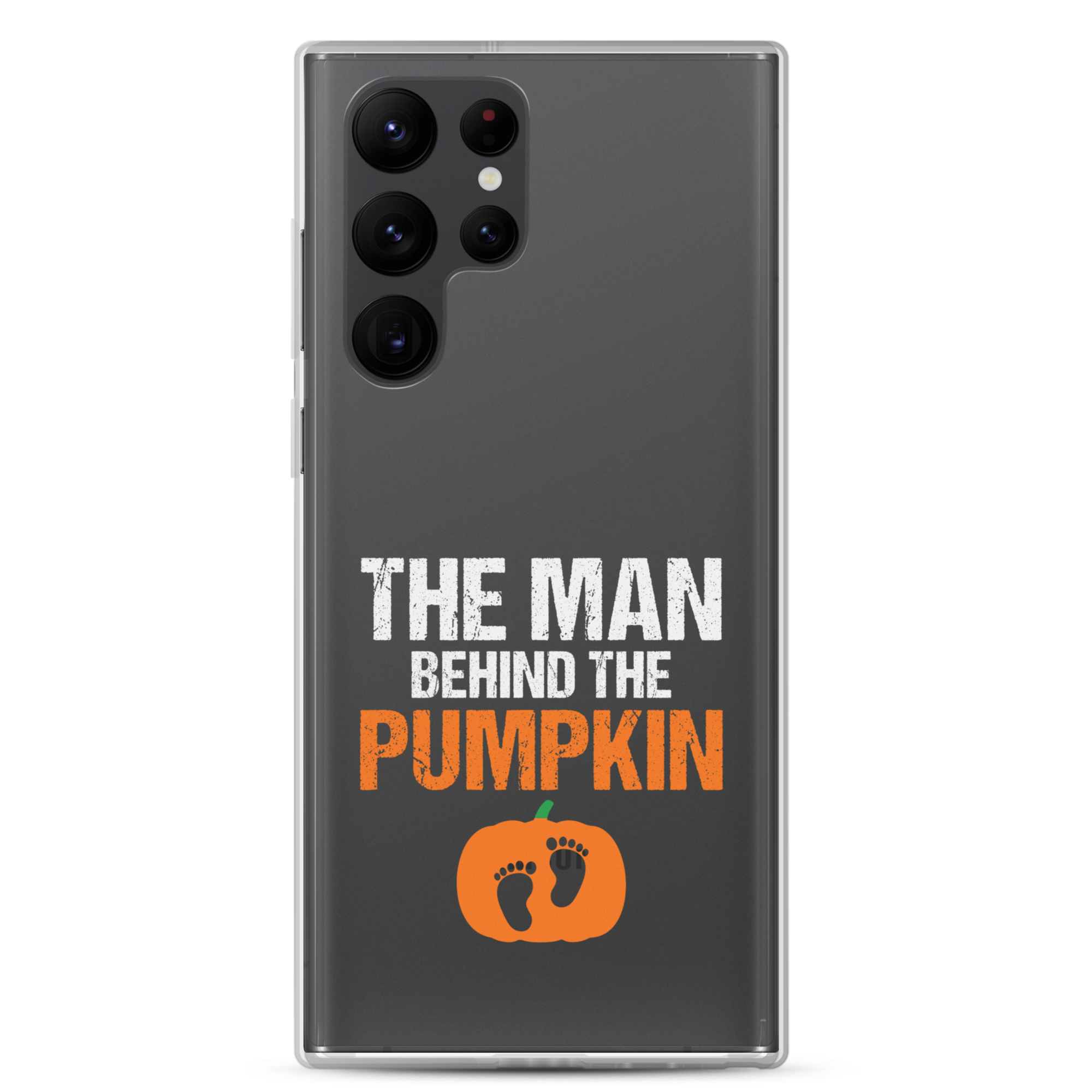 The Man Behind The Pumpkin Clear Case for Samsung®