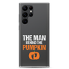 The Man Behind The Pumpkin Clear Case for Samsung®