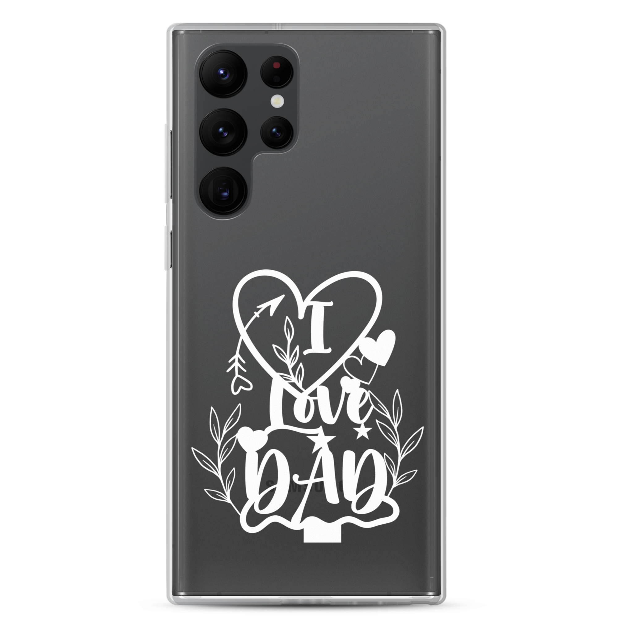 I Love Dad Clear Case for Samsung®