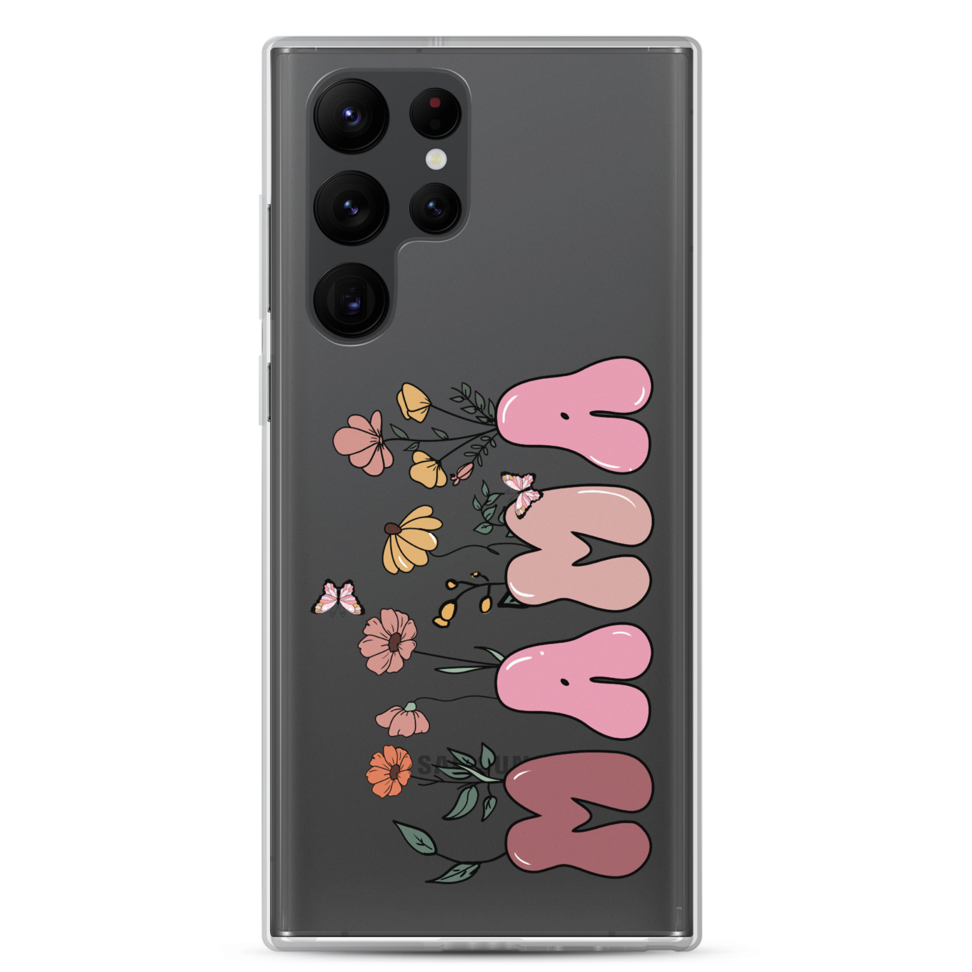 Floral Mama Clear Case for Samsung®