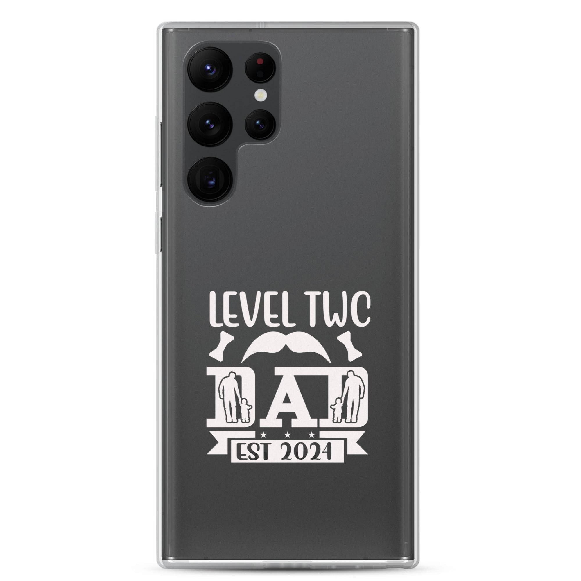 Level Two Dad Est. 2024 Clear Case for Samsung®