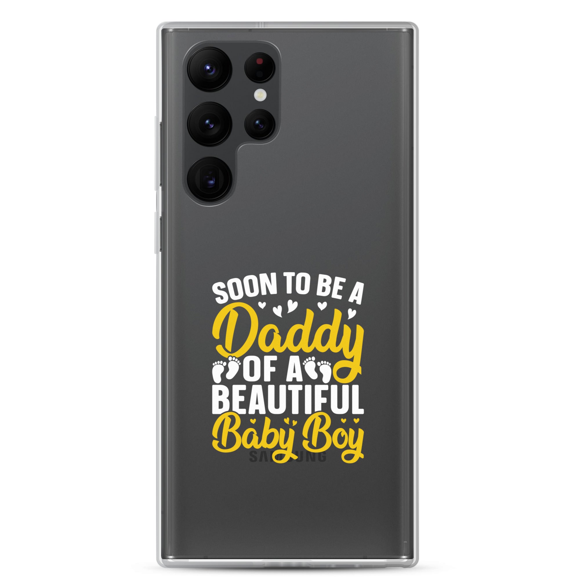 Soon To Be A Daddy For Boy Clear Case for Samsung®