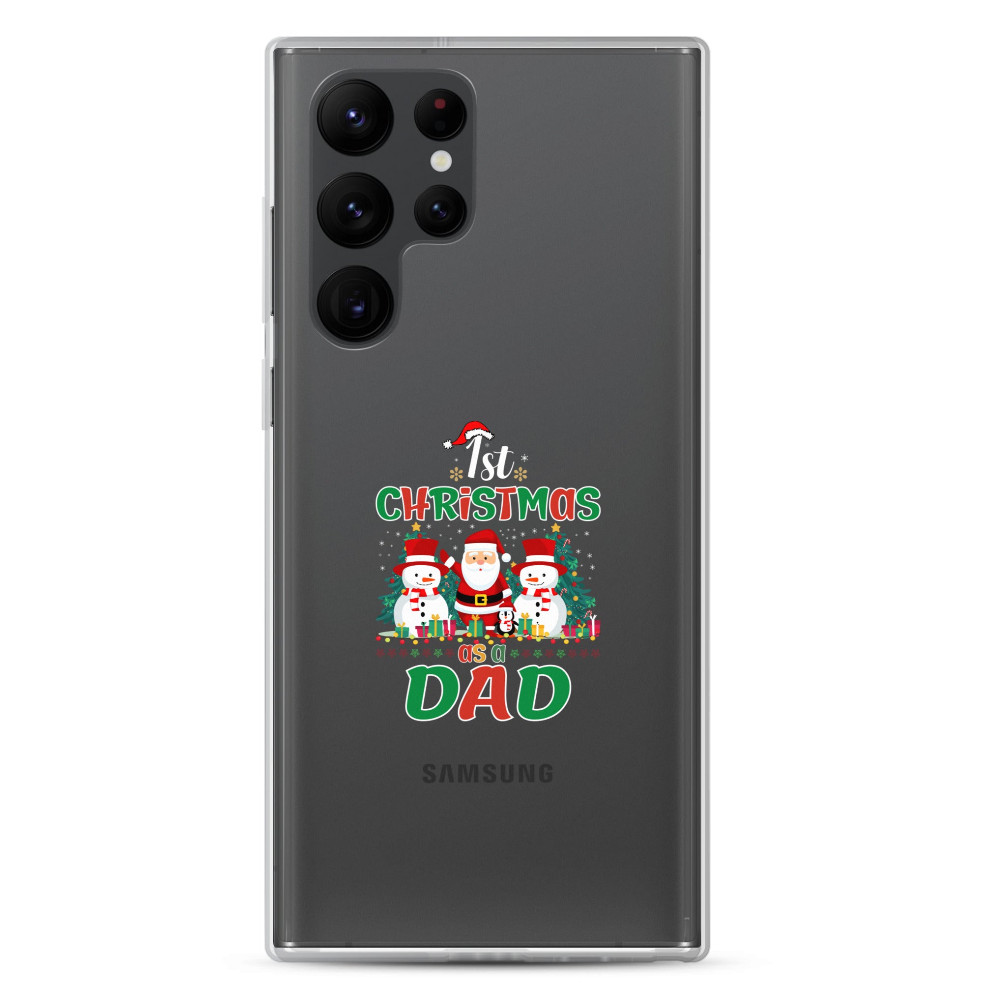 1st Christmas Dad Clear Case for Samsung®