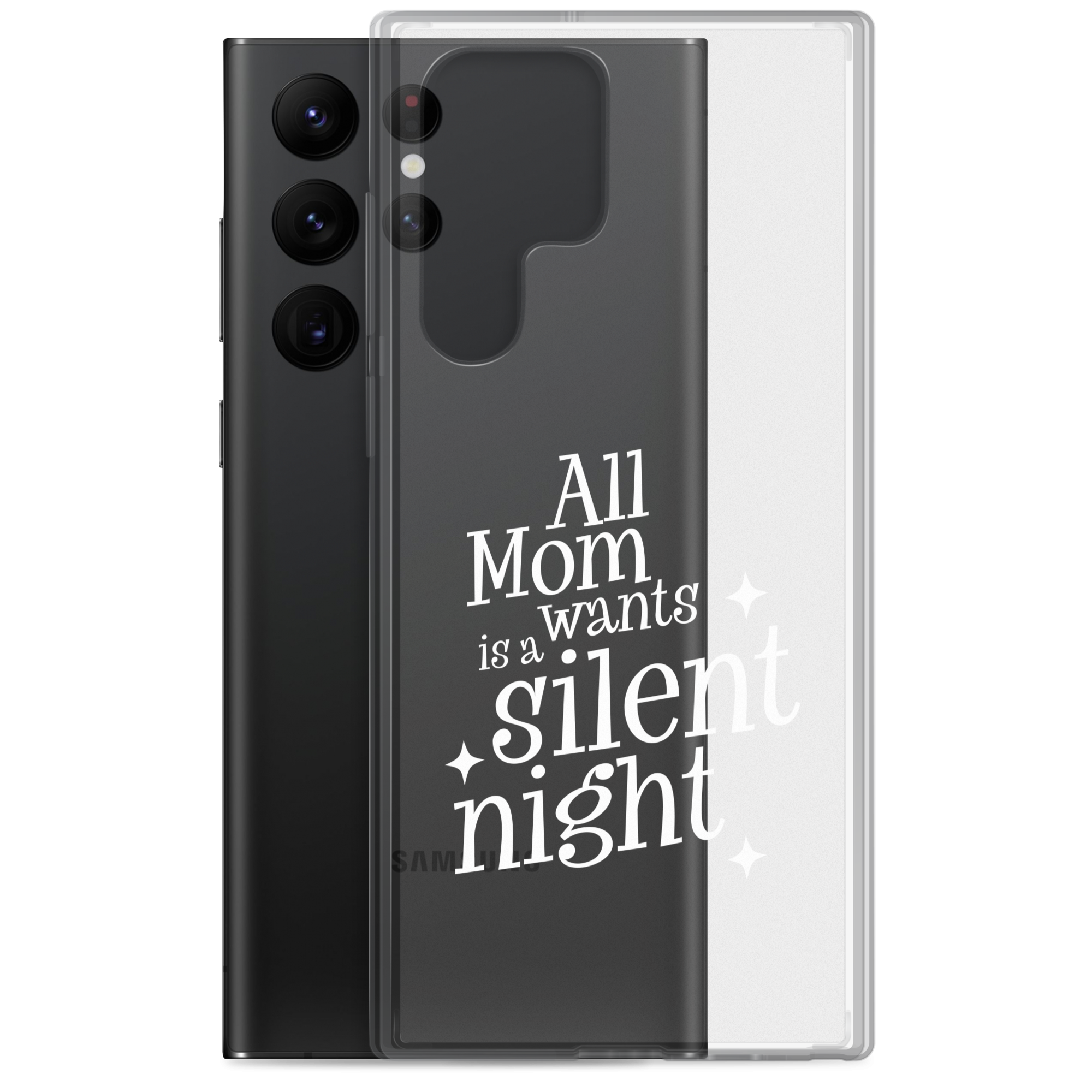 All Mama Wants Is A Silent Night Clear Case for Samsung®