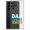 Dad The Man The Myth The Legend Clear Case for Samsung®