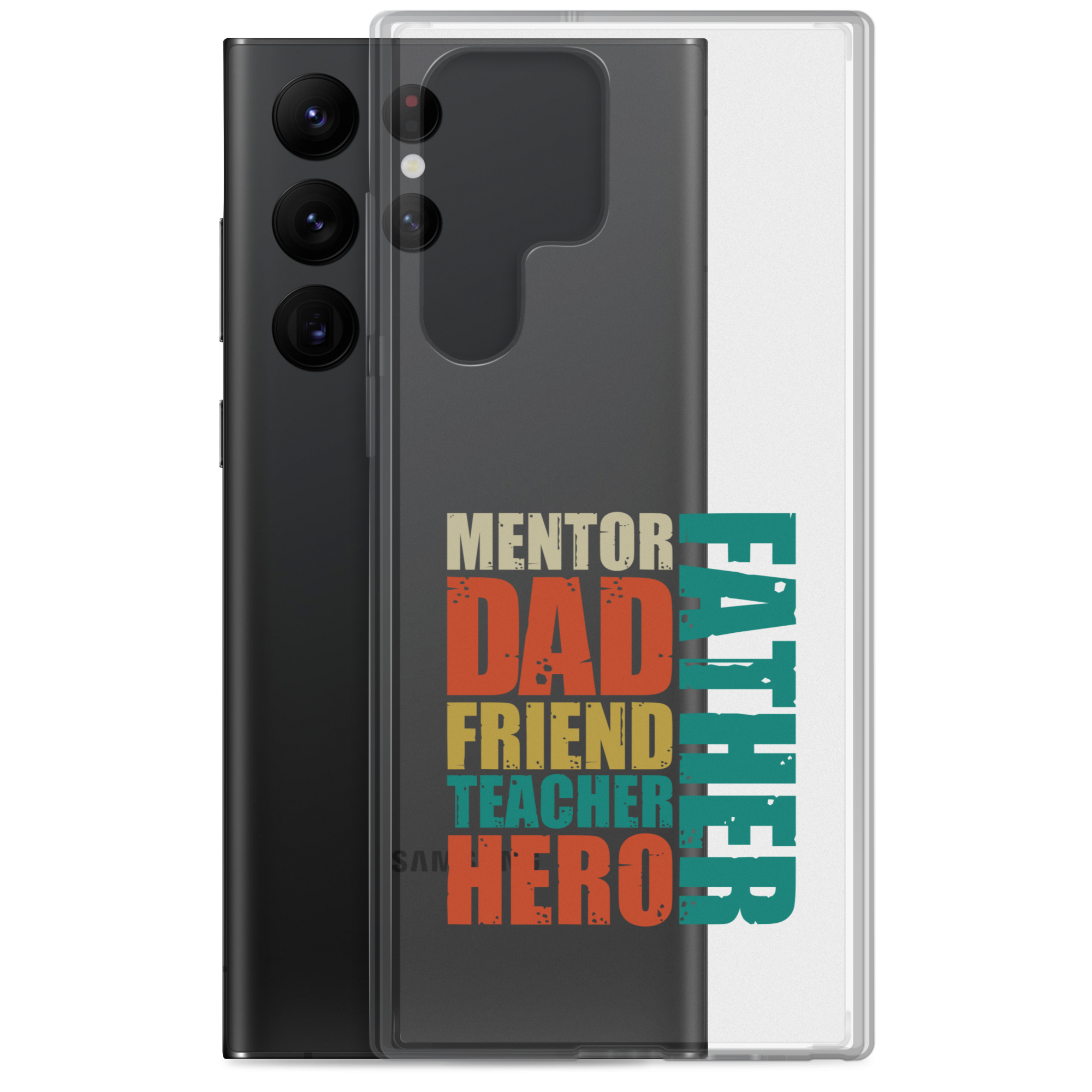 Mentor Dad Fiend Teacher Hero Father Clear Case for Samsung®