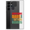 Awesome Dads Tattoos Beards Clear Case for Samsung®