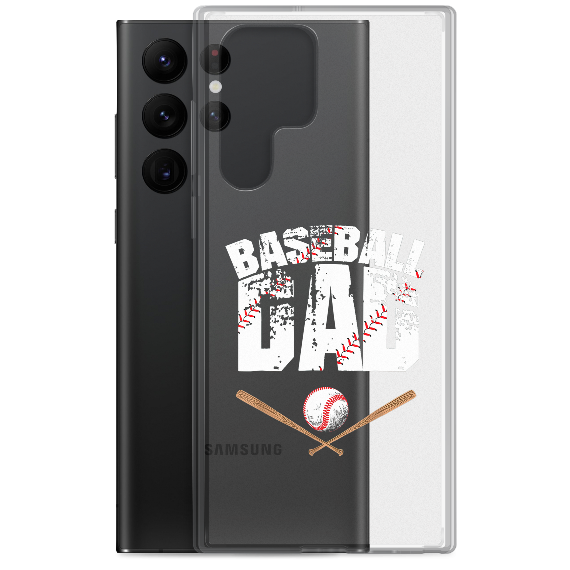 Baseball Dad Clear Case for Samsung®