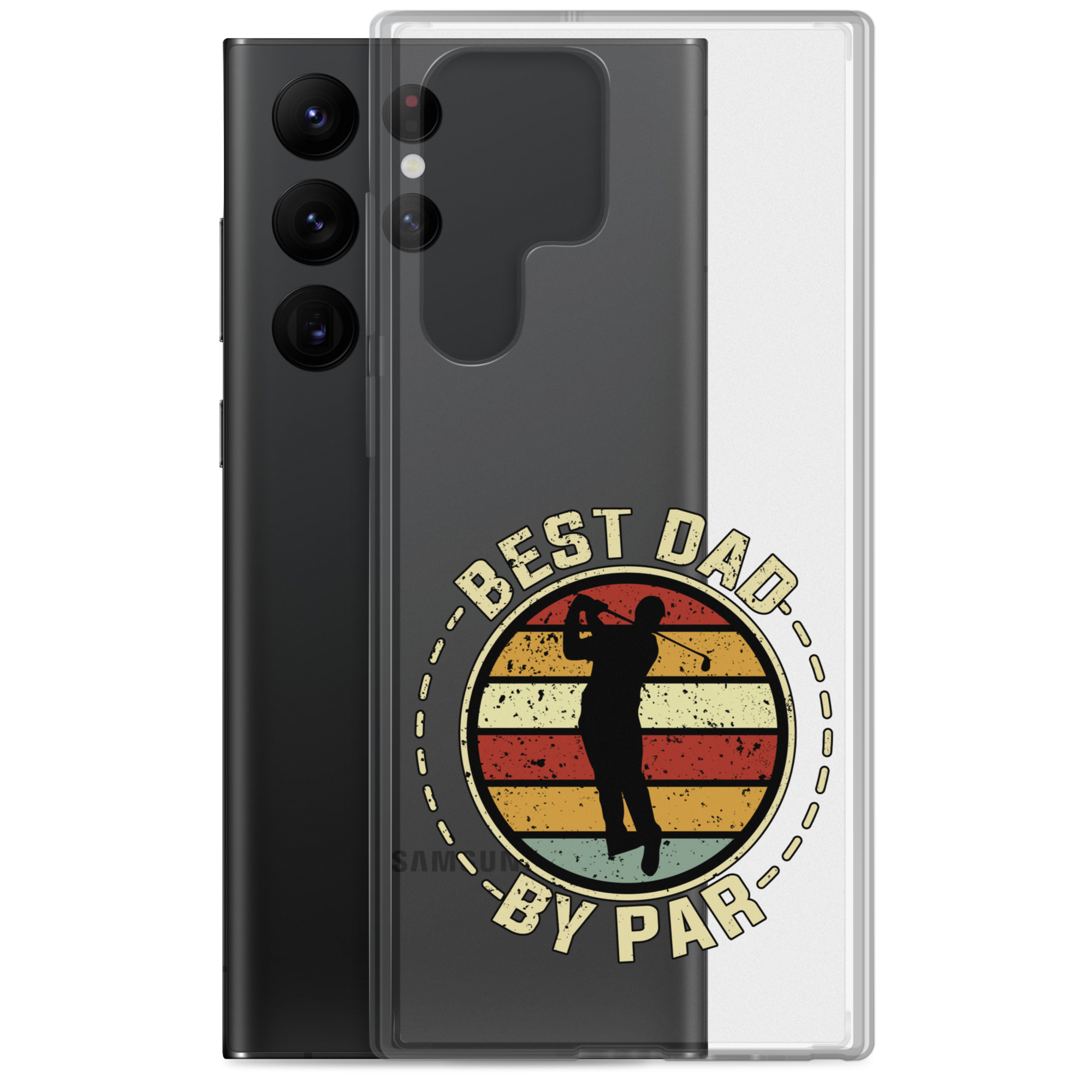 Best Dad By Par Clear Case for Samsung®