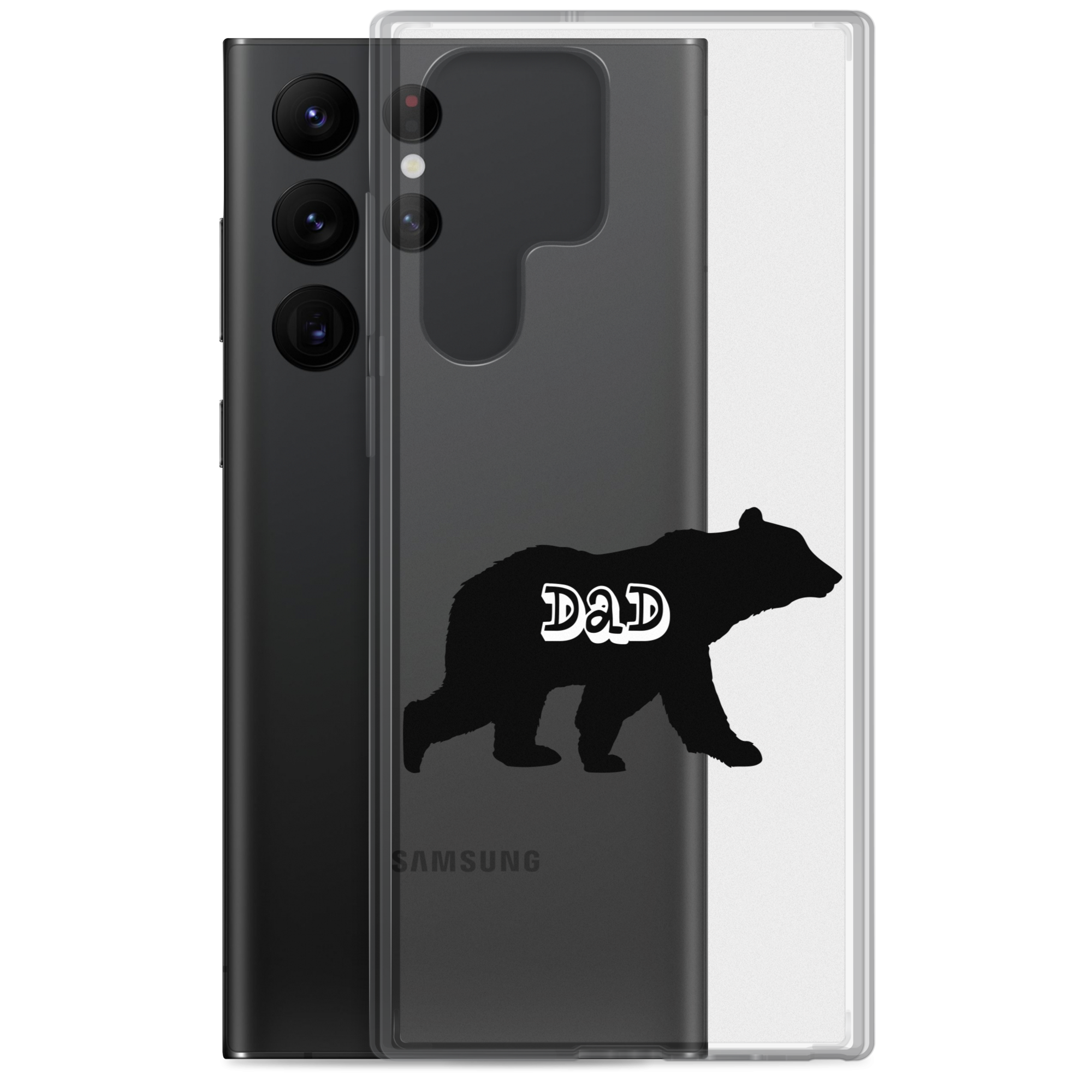 Bear Dad Clear Case for Samsung®