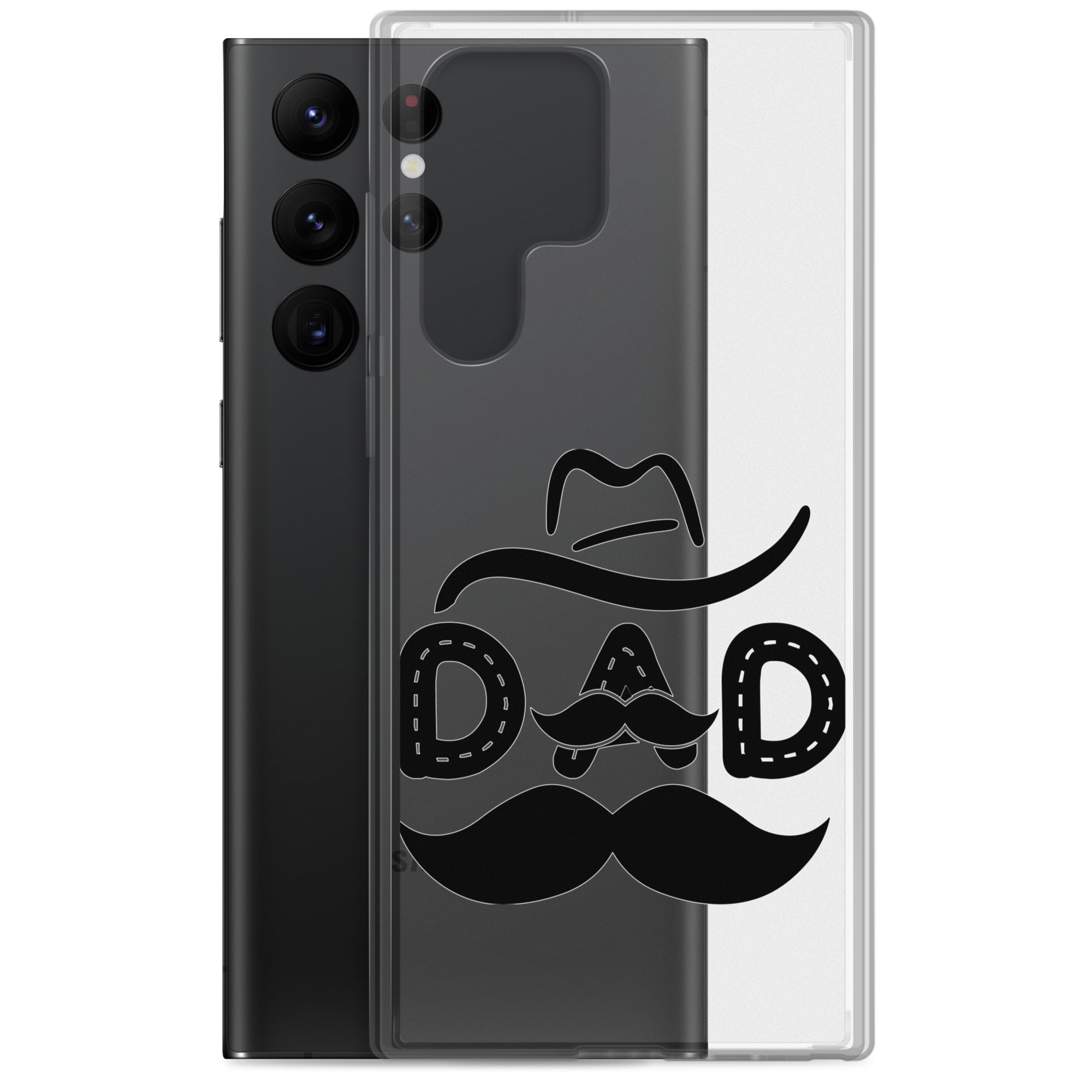 Dad Cowboy Clear Case for Samsung®