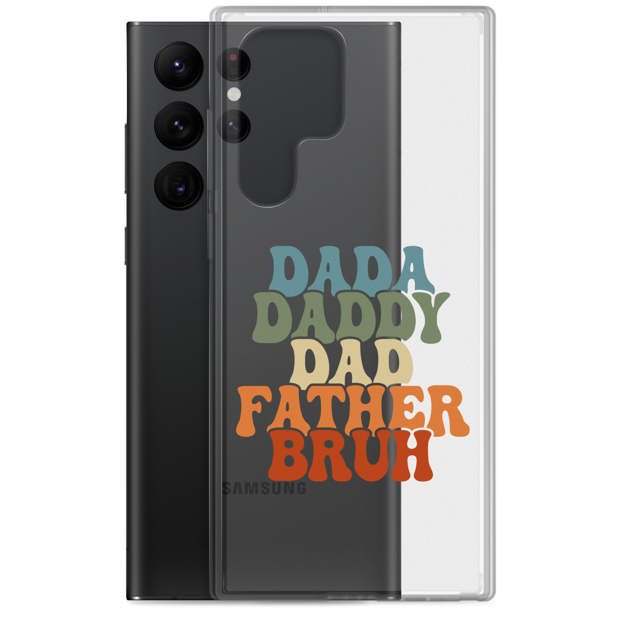 Dada Daddy Dad Father Bruh Clear Case for Samsung®