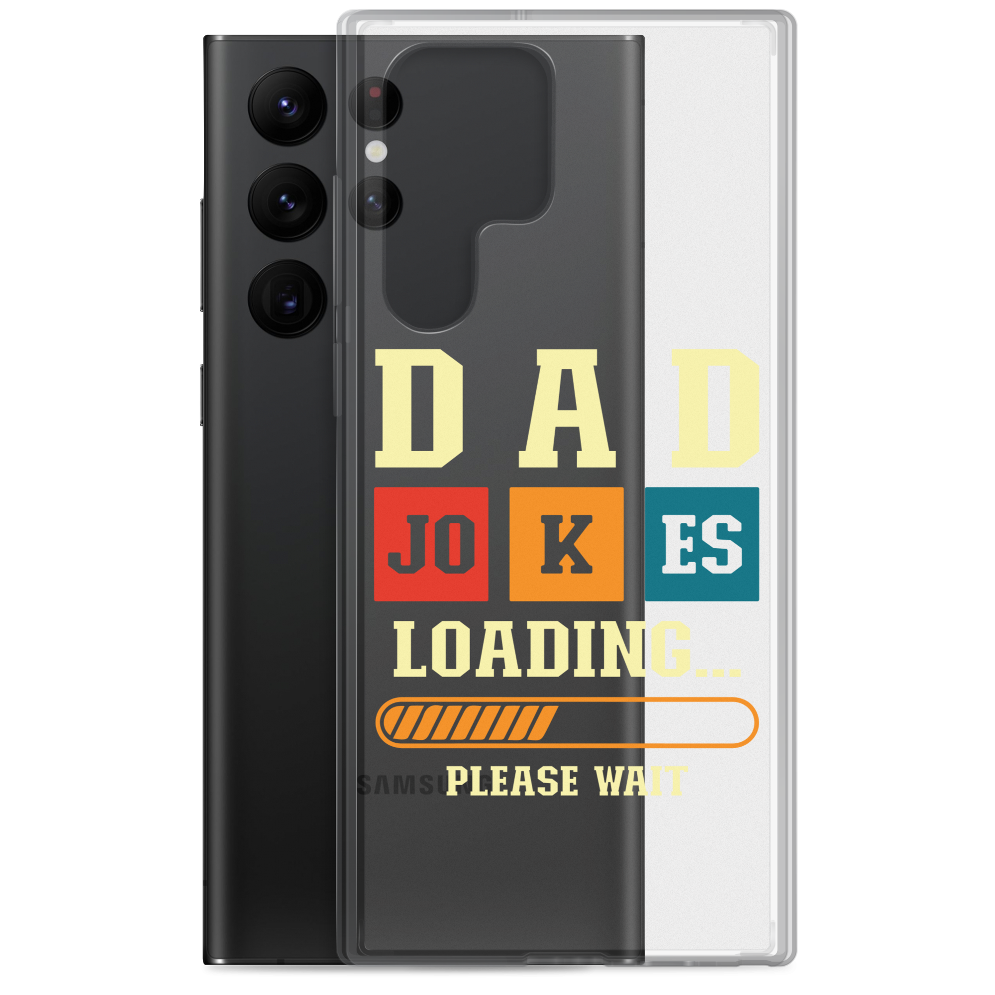 Dad Jokes Loading,,, Please Wait Clear Case for Samsung®