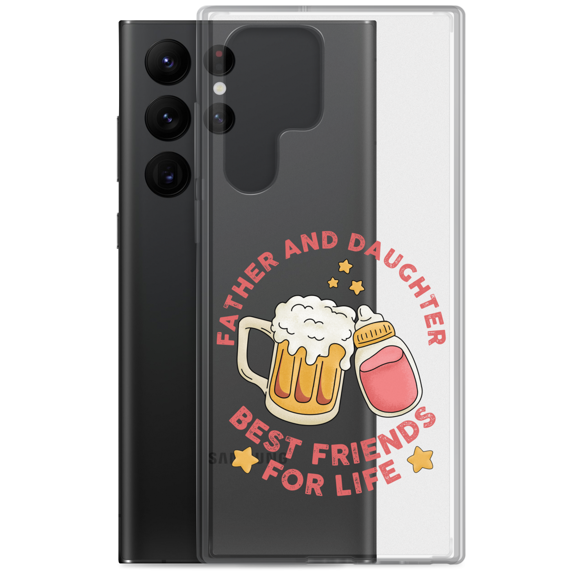 Father And Daughter Best Friends For Life Clear Case for Samsung®