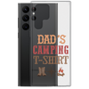 Dad's Camping T-Shirt Clear Case for Samsung®