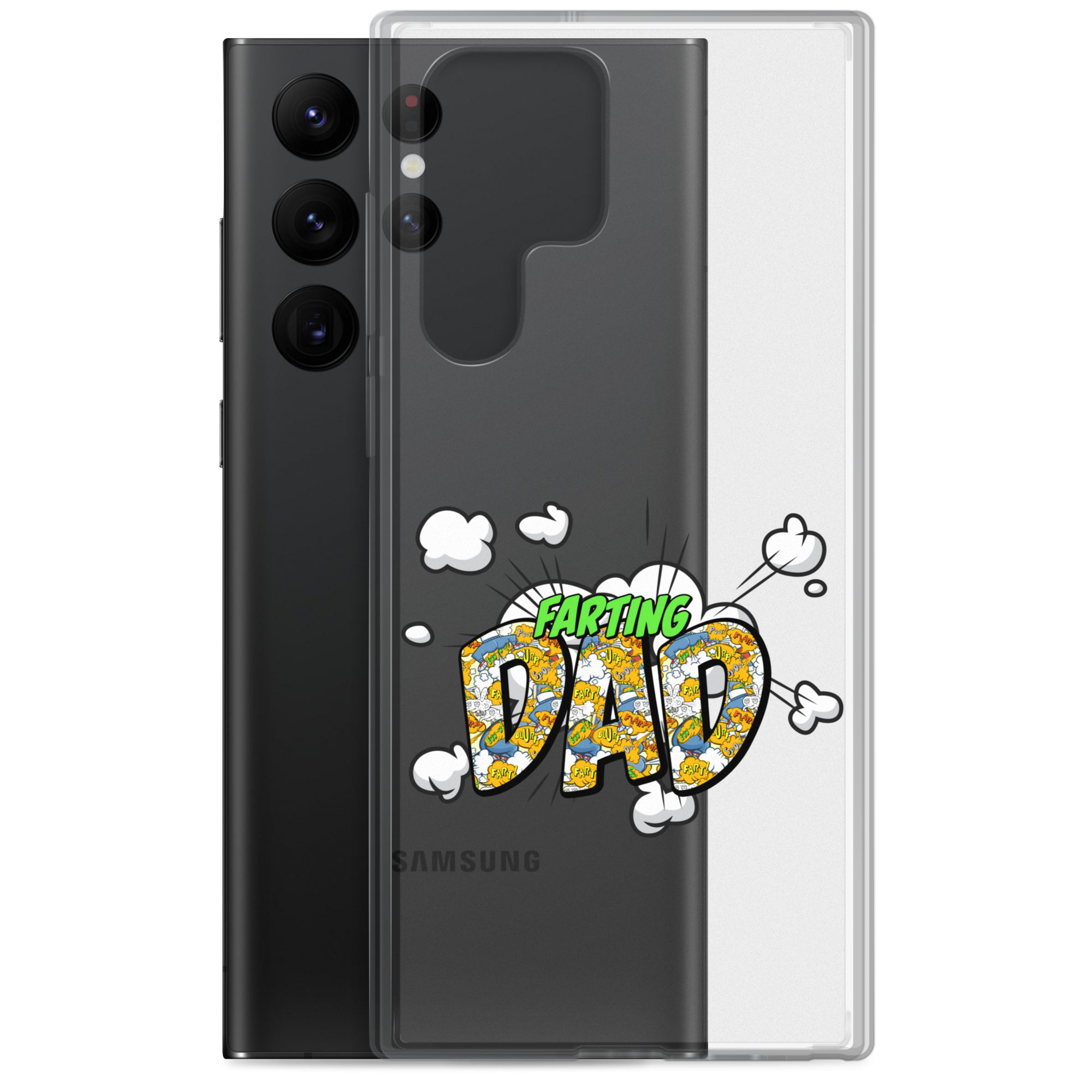 Farting Dad Clear Case for Samsung®