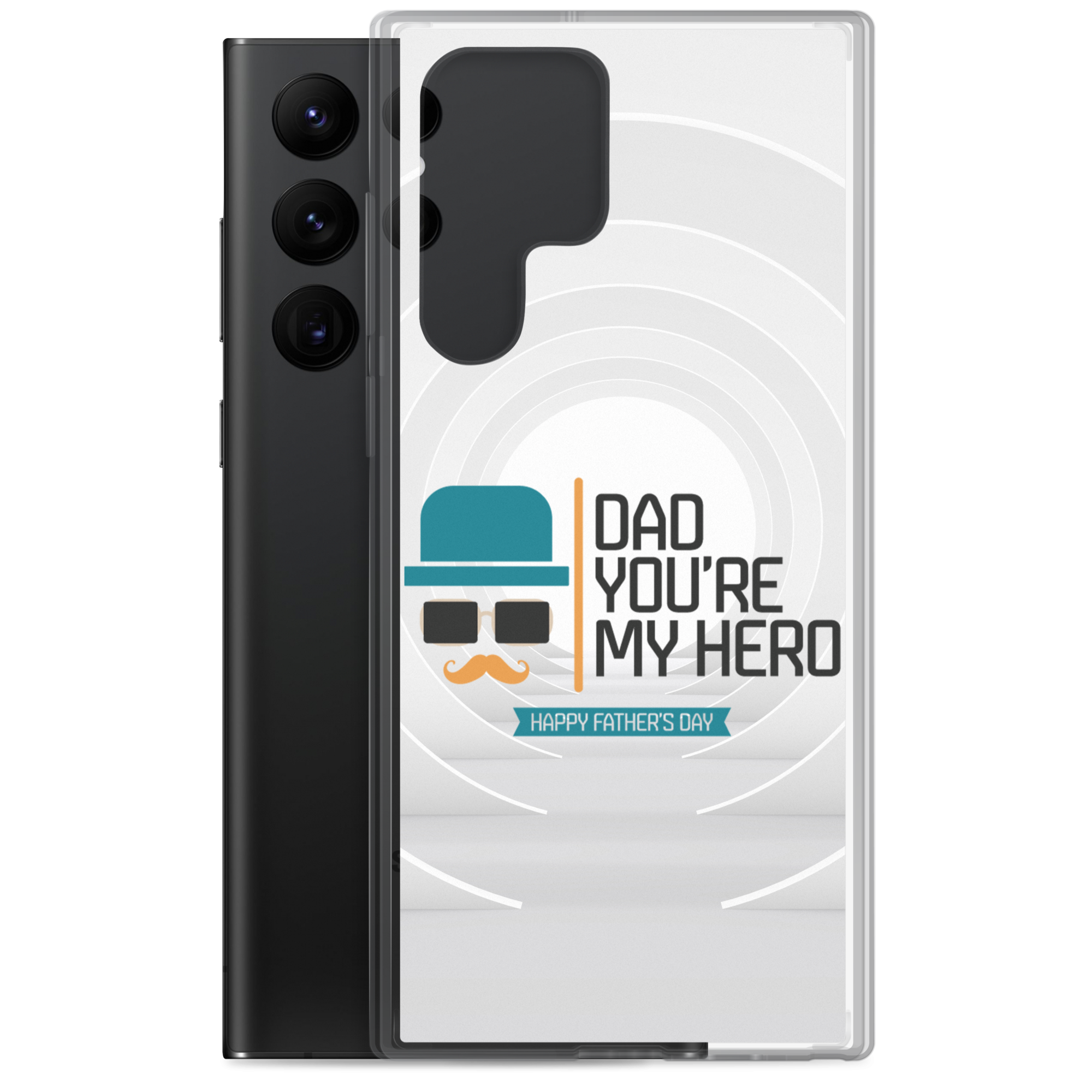 Dad You're My Hero Happy Father's Day Clear Case for Samsung®