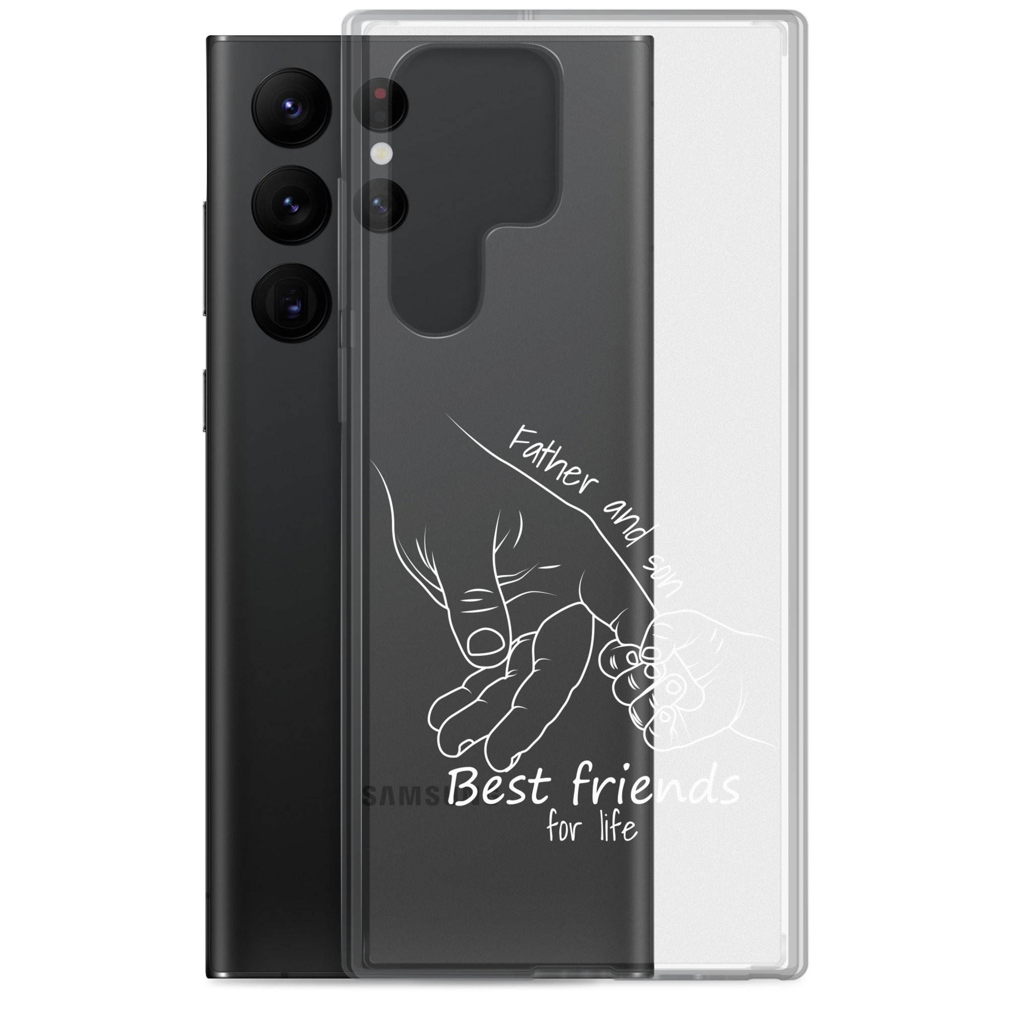 Father And Son Best Friends For Life Clear Case for Samsung®