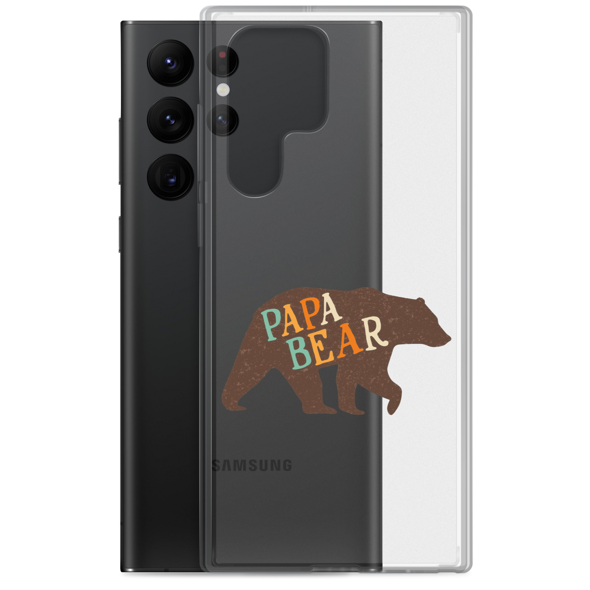 Papa Bear Clear Case for Samsung®