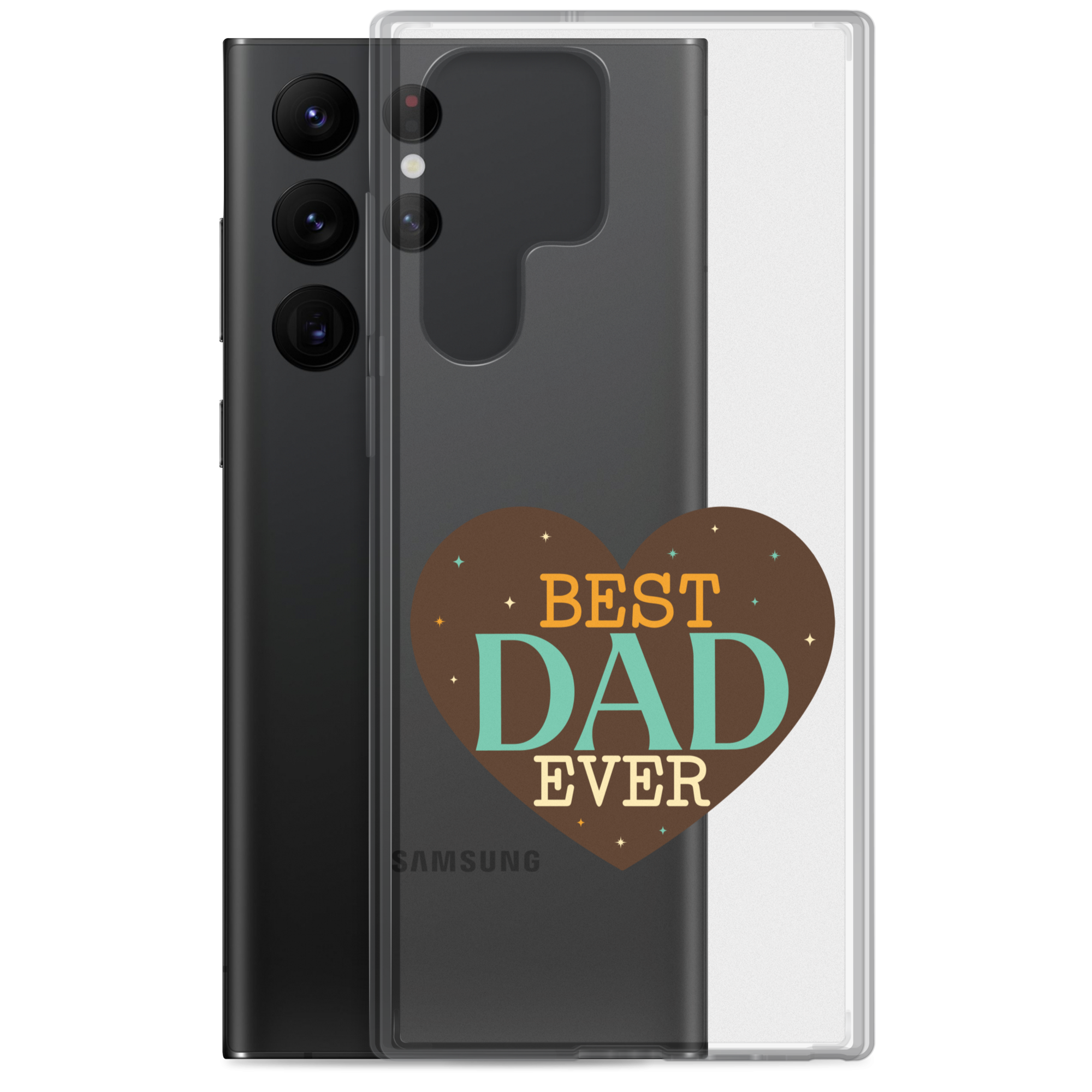 Best Dad Ever Clear Case for Samsung®