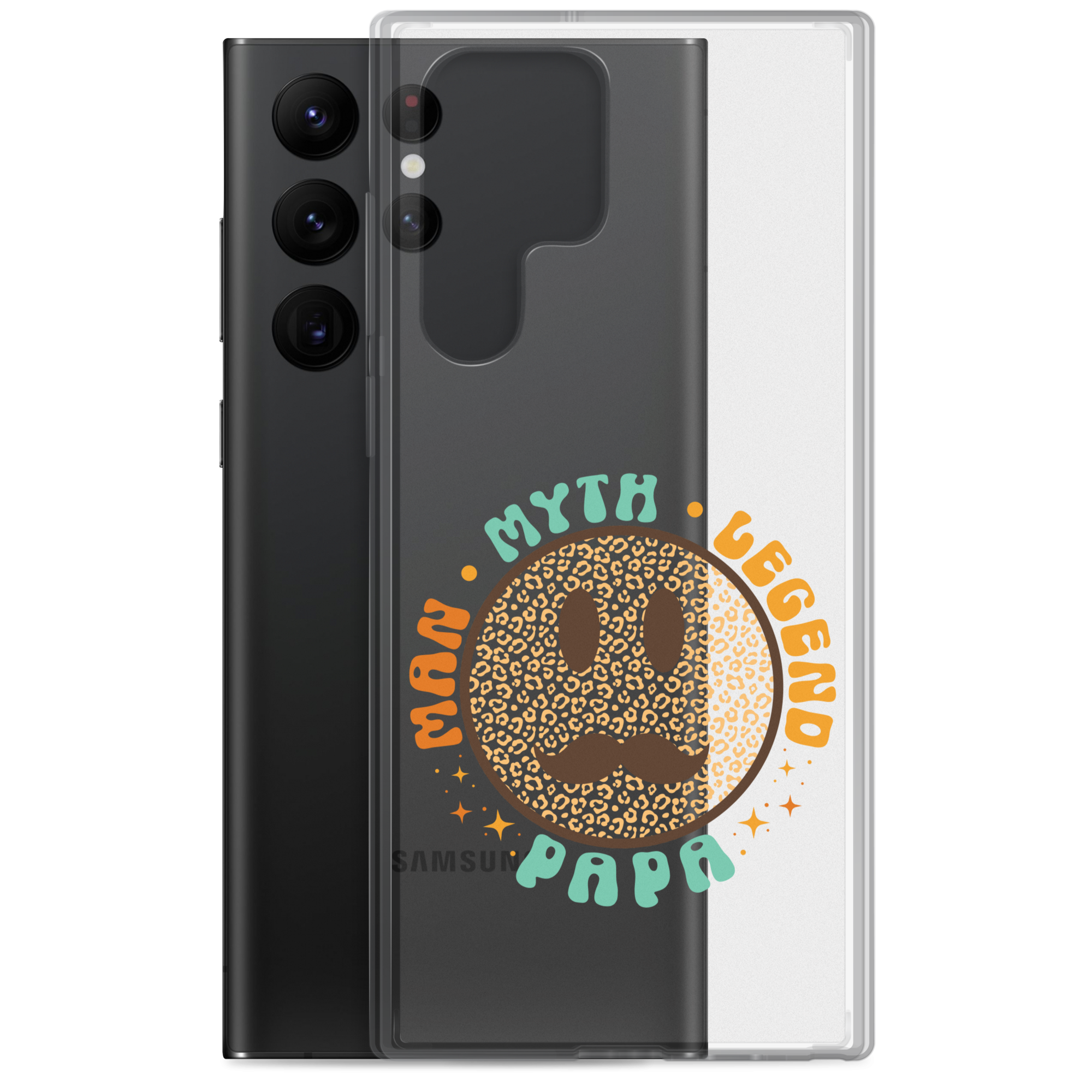 Man Myth Legend Papa Clear Case for Samsung®