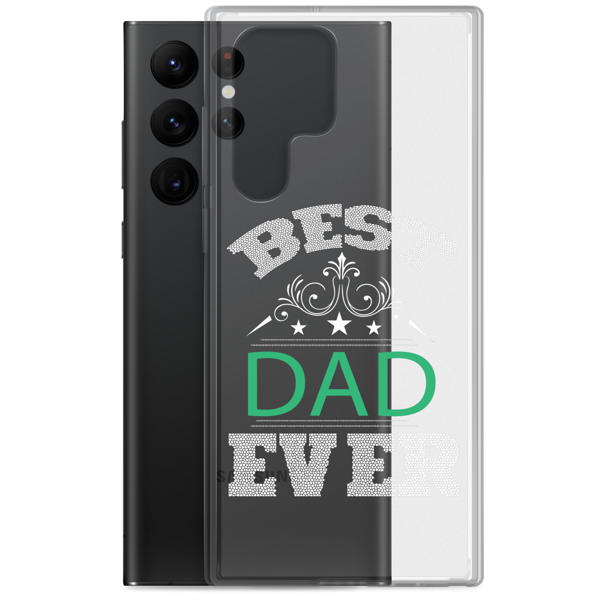 Best Dad Ever Clear Case for Samsung®