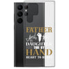 Father And Daughter Tide By Hand Heart To Heart Clear Case for Samsung®